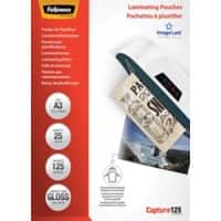 Fellowes ImageLast Laminating Pouches A3 Glossy 125 Transparent Pack of 25