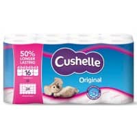 Cushelle Original Toilet Roll 2 Ply 8366116 16 Rolls of 270 Sheets