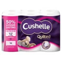 Cushelle Quilted Toilet Roll 3 Ply 4301120 12 Rolls of 236 Sheets