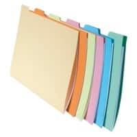 Exacompta Tabbed Folder 337000E Blue 2432 cm Pack of 60