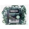 Seco Treasury Tags Plastic Green 76 mm Pack of 100