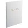 Exacompta Guest Book Cardboard, PU (Polyurethane), PVC (Polyvinyl Chloride) White 4982E 23 (W) x 27 (D) x 1.2 (H) cm Pack of 2