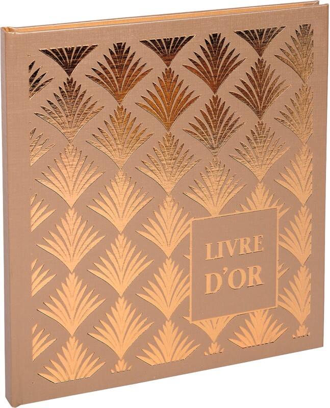 Exacompta Guest Book Cardboard, Paper Nude 9522E 22 (W) x 20 (D) x 1.5 (H) cm Pack of 2