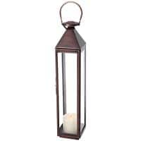 Living and Home Candle Holder LG0516 Brown