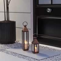 Living and Home Candle Holder LG0516LG0517 Brown