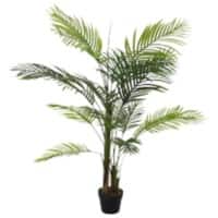 Living and Home Artificial Plant Bamboo Palm Tree Polyethylene 150 cm Green