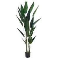 Living and Home Artificial Plant Bird of Paradise Plant Polyethylene 180 cm Green