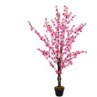 Living and Home Artificial Plant PE (Polyethylene) 150 cm Pink