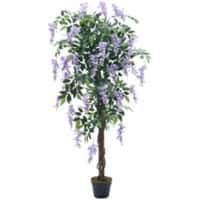 Living and Home Artificial Plant PE (Polyethylene) 150 cm Purple