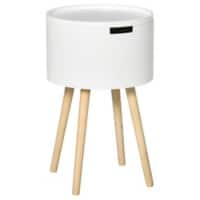 HOMCOM Side Table 839-113WT 380 x 380 x 630 mm
