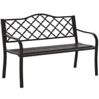 OutSunny Bench 600 x 1,280 x 890 mm Metal Brown