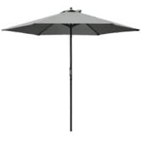 OutSunny Parasol Steel, PL (Polyester) Dark Grey