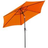 OutSunny Parasol Aluminum, Metal, PL (Polyester) fabric Orange