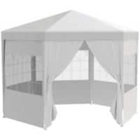 OutSunny Party tent 3.35 x 3.87 x 2.5 m White