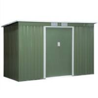 OutSunny Garden Shed 1.3 x 2.8 x 1.72 m Green