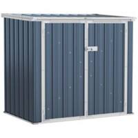 OutSunny Garden Shed 0.94 x 1.44 x 1.33 m Grey