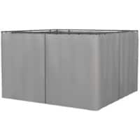 OutSunny gazebo panels 3.02 x 3.02 x 2.05 m Light Grey