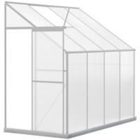 OutSunny Greenhouse 1.27 x 2.53 x 2.2 m Silver