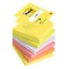Post-it Sticky Z-Notes Square 76 x 76 mm Assorted R-330NR 6 Pads of 100 Sheets