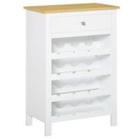 HOMCOM Cabinet 801-200WT MDF (Medium-Density Fibreboard)