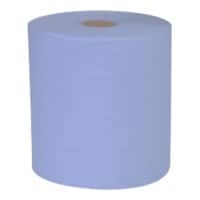essentials Centrefeed Paper Centrefeed Blue 1 Ply Pack of 6 Rolls of 750 Sheets