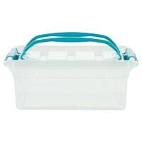 Whitefurze Carry Storage Box 5 L Transparent 31 x 20.5 x 12 cm