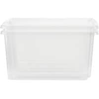 Whitefurze Stack&Store Storage Box 5 L Mini Without Lid Transparent 29 x 20 x 15 cm