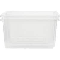 Whitefurze Stack&Store Storage Box 5 L Mini Without Lid Transparent 29 x 20 x 15 cm