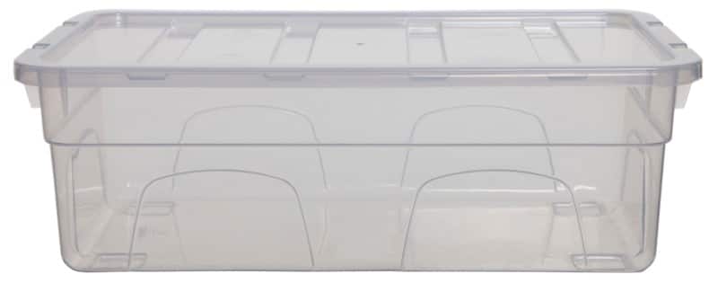 Whitefurze Spacemaster PP (Polypropylene) Storage Box 5 L Transparent 33 x 19 x 11 cm