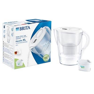BRITA Marella XL Water Filter Jug 3.5 L White including MAXTRA PRO