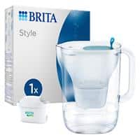 BRITA Style 1051124 Water Filter Jug 2.4 L Blue including MAXTRA PRO All-in-1 cartridge