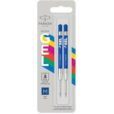 Parker S-Gel Pen Refill Ballpoint Fine Blue Pack of 2