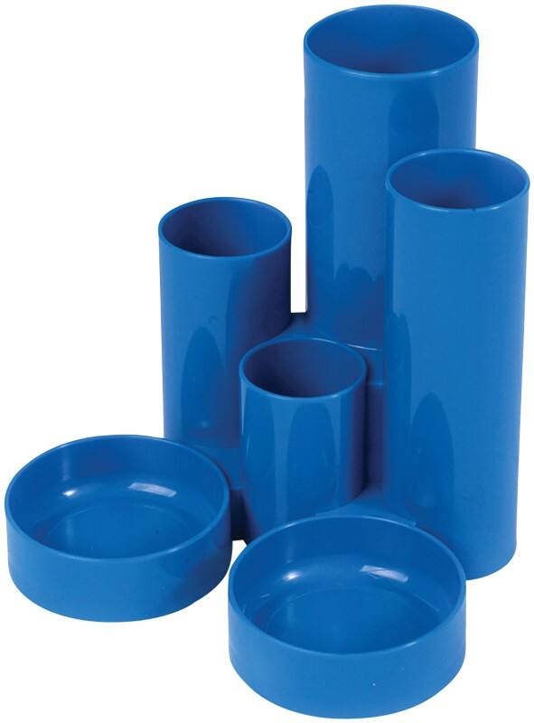 Deflecto Desk Organiser Plastic Blue