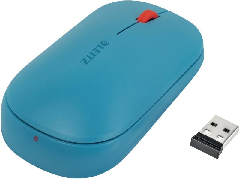 Leitz Cosy 6531 Mouse Wireless With Bluetooth Blue Suitable For Lefthanded People