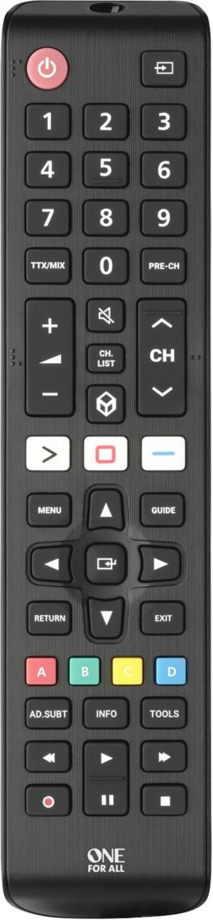 One For All Remote Control URC4910 Black | Viking Direct UK