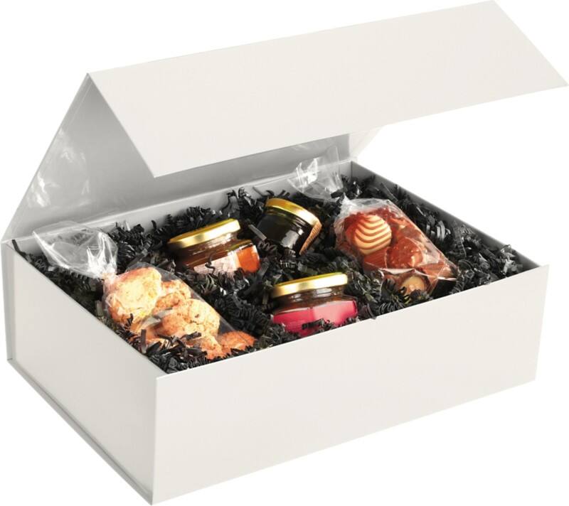 RAJA Gift Box Cardboard 230 (W) x 100 (D) x 330 (H) mm Ivory Pack of 10