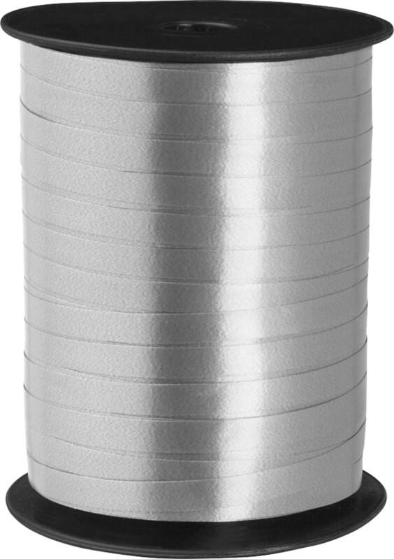 RAJA Gift Ribbon 36293UK Silver 500 m