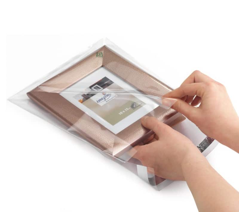 RAJA Self Seal Bags PP (Polypropylene) Transparent 25 x 18 cm Pack of 1000