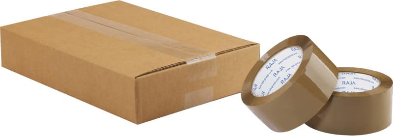 RAJA Packaging Tape Buff 48 mm (W) x 66 m (L) PP (Polypropylene) P348NL6R