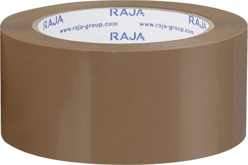 RAJA Packaging Tape Buff 48 mm (W) x 100 m (L) PP (Polypropylene) ADR1