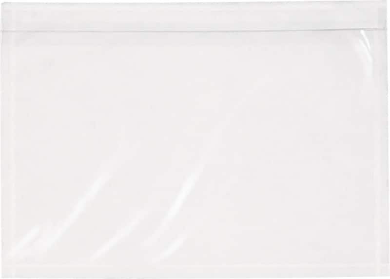 RAJA Self Seal Document Enclosed Envelopes C7 Transparent 10 (W) x 11.3 (H) cm Pack of 1000