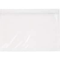 RAJA Self Seal Document Enclosed Envelopes C7 Transparent 10 (W) x 11.3 (H) cm Pack of 1000