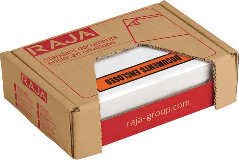 RAJA Self Seal Document Enclosed Envelopes A6 Transparent 11 (W) x 16 (H) cm Pack of 250