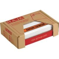 RAJA Self Seal Document Enclosed Envelopes A6 Transparent 11 (W) x 16 (H) cm Pack of 250