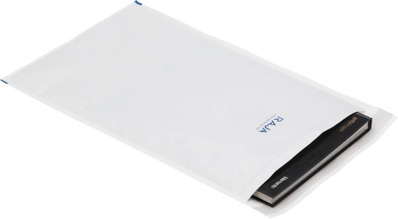 RAJA Padded Envelopes White Plain Kraft Paper, PE (Polyethylene) 330 (W) x 230 (H) mm 110 gsm Pack of 100