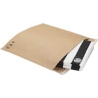 RAJA Peel and Seal Mailing Bag Brown 500 (W) x 440 (H) mm Plain 125 gsm Pack of 150
