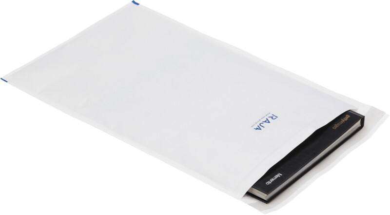 RAJA Padded Envelopes White Plain Kraft Paper, PE (Polyethylene) 440 (W) x 300 (H) mm 110 gsm Pack of 50