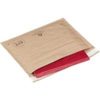 RAJA Padded Envelopes Brown Plain Paper 225 (W) x 285 (H) mm Peel and Seal 70 gsm Pack of 50