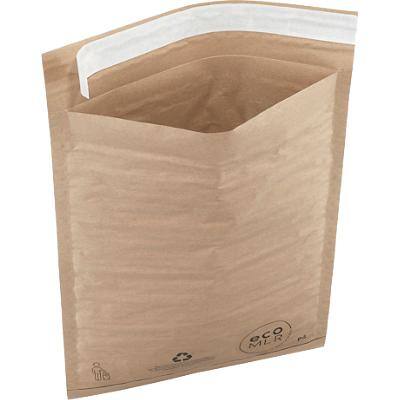 RAJA Padded Envelopes Brown Plain Paper 365 (W) x 585 (H) mm Peel and Seal 70 gsm Pack of 50