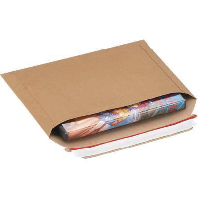 RAJA Board Back Envelopes Cardboard 180 (W) x 164 (H) mm Brown Pack of 100